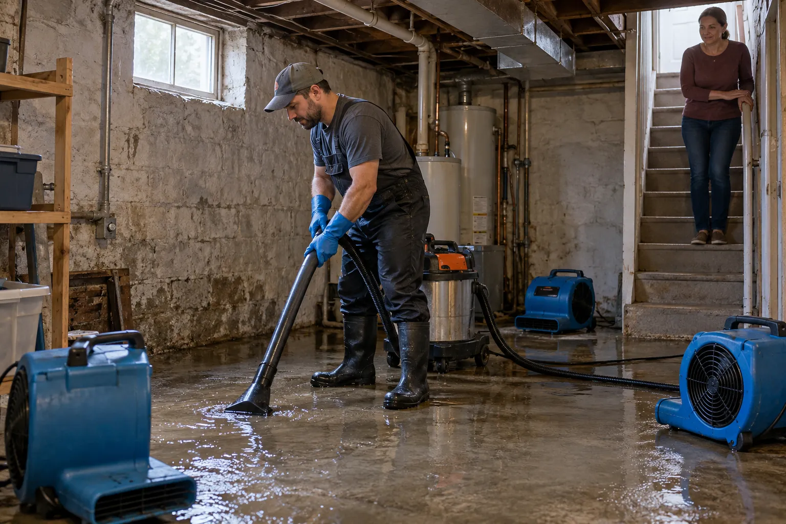 Flooded Basement Cleanup in Baltimore, MD