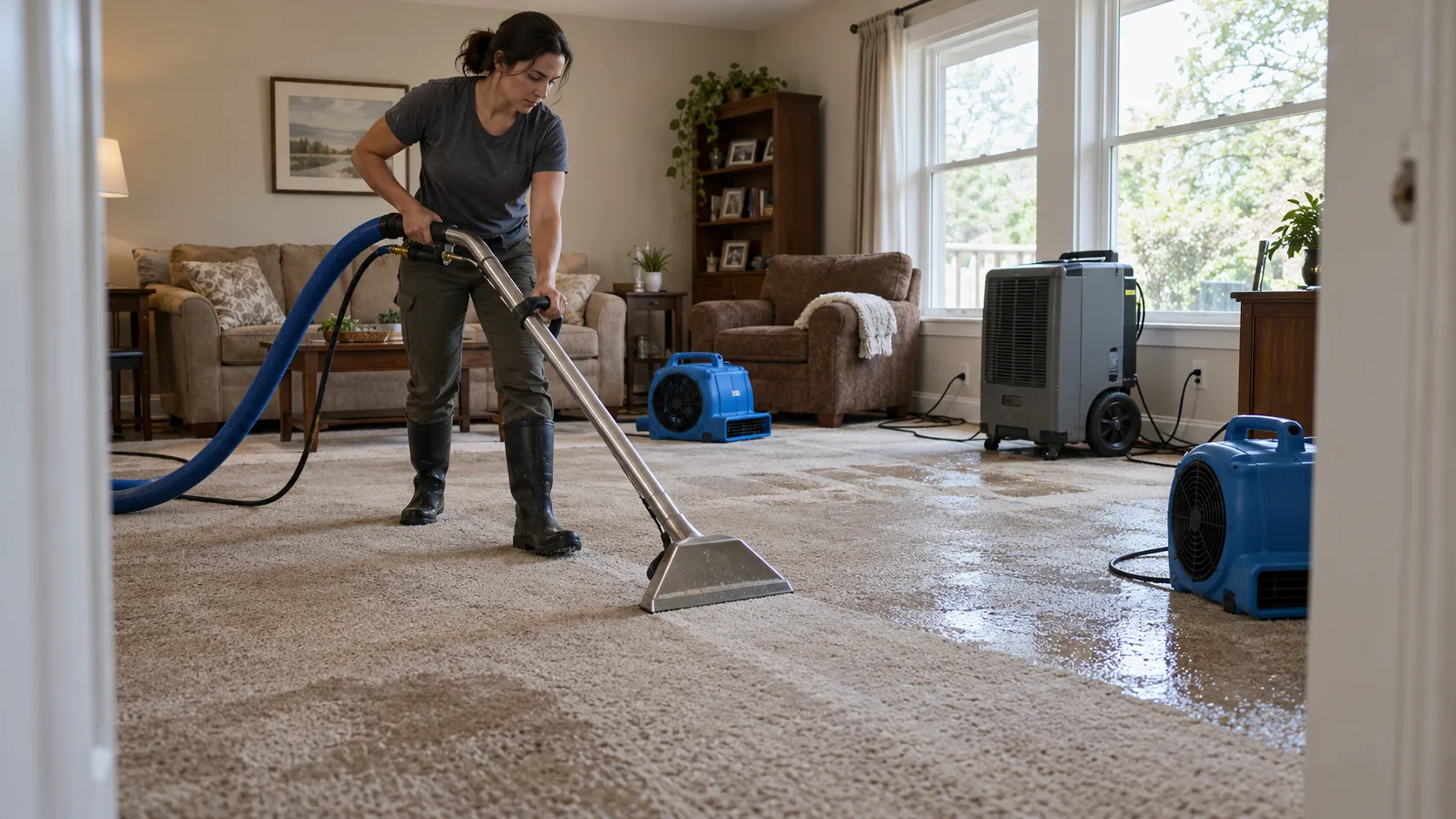 Water Extraction & Structural Drying in Baltimore, MD